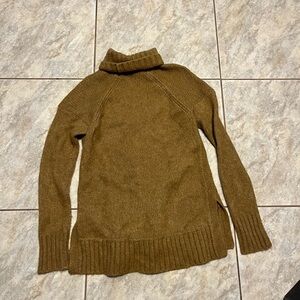 Everlane Tan Turtleneck wool Sweater